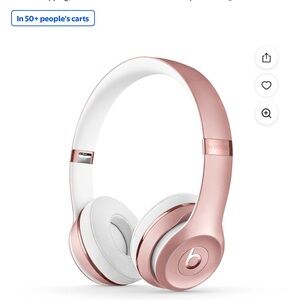 Beats Wireless Headphones in Rose Gold